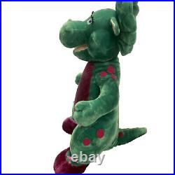 Jumbo 1990 Vintage 3' Foot Tall Barney Baby Bop Stuffed Toy Cuddle Toys USA