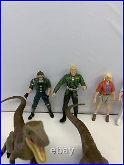 Jurassic Park Figures LOT of 13 Vintage Toys Collectibles Hard To Find Oop RARE