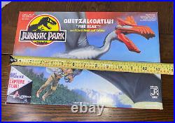 Jurassic Park Quetzalcoatlus Fire Beak with Capture Gear 1993 Vintage Toys NRFP