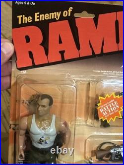 K24i0036 SERGEANT HAVOC MOC MINT ON SEALED CARD RAMBO VINTAGE 1986 COLECO FIGURE