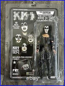 KISS 12 Action Figure Debut Album 1974 4pc Set Gene Paul Peter Ace Vintage Kiss