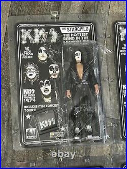 KISS 12 Action Figure Debut Album 1974 4pc Set Gene Paul Peter Ace Vintage Kiss