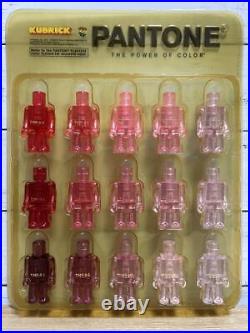 KUBRICK 100% PANTONE Collector's Club Vol. 25 15 Colors Vintage blister Set Lot