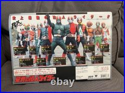 Kamen Rider Figures 10pc Set BANDAI Showa Era Vintage Collectible Made In Japan