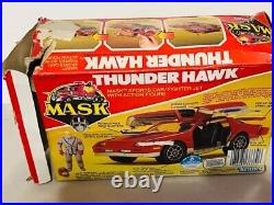 Kenner Mask vtg action figure toy M. A. S. K. Thunderhawk car Matt Trakker Box red