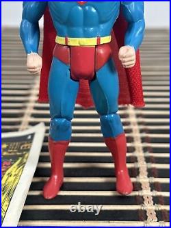 Kenner Super Powers 1984 Superman Vintage Collectible Action Figure Toy Working