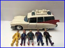 Kenner The Real Ghostbusters ECTO 1 Car + Figures Nice Condition Vintage Toy Lot