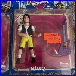 Kenner Vintage 1991 Bill & Ted Set Bill & Ted + Guitar Speaker Cassette Boxed
