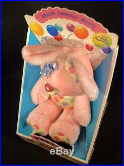 Kenner Vintage Party Yum Yums Gigglin' Gumball Mouse Plush Figure BOXED