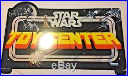 Kenner Vintage Star Wars Action Figure Display Toy Center Gondola Header Sign