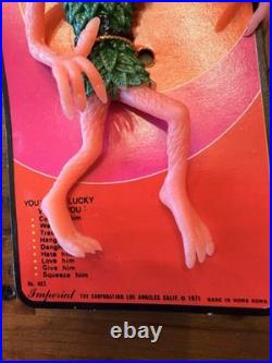 Kooky Spooky Dungeon Goon Figure 1971 Vintage Grass Skirt Single Jiggler Toy
