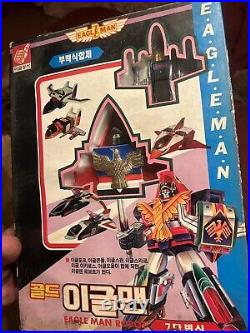 Korean Chojin Sentai Jetman DX Jet Icarus Vintage Retro Toy KO Robot Sentai Mech
