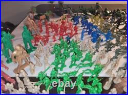 LARGE LOT OF VINTAGE GREENBRIAR ARMY MEN and DISNEY PIXAR and MARVEL FIGURINES