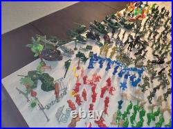 LARGE LOT OF VINTAGE GREENBRIAR ARMY MEN and DISNEY PIXAR and MARVEL FIGURINES