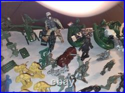 LARGE LOT OF VINTAGE GREENBRIAR ARMY MEN and DISNEY PIXAR and MARVEL FIGURINES