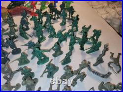 LARGE LOT OF VINTAGE GREENBRIAR ARMY MEN and DISNEY PIXAR and MARVEL FIGURINES