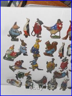 LOT 1930s X42 BRITAINS LEAD FIGURES CADBURY COCO CUB COCOCUBS & JONATHAN & PIN