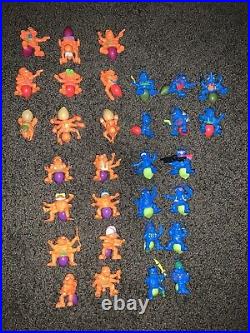 LOT 31 Different Vtg 80s Hasbro Army Ants 1987 Action Figures Toys Orange Blue