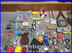 LOT OF 160 Vintage Action Figure STAR WARS, GI Guns, Accessories, Parts 90s Toy