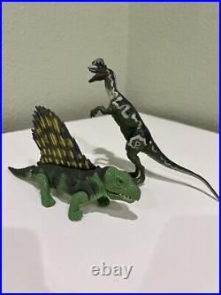 LOT! Vintage JURASSIC PARK Helicopter Toy Jeep Dinosaur Weapons. READ