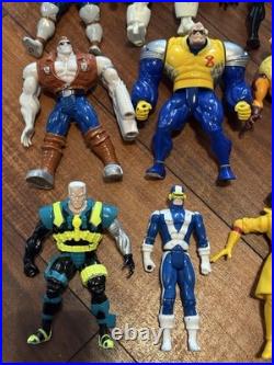 Large 90s Vintage X-Men Marvel Action Figures 23 Figures & Accessories Toy Biz Large 90s Vintage X-Men Marvel Action Figures 23 Figures & Accessories Toy Biz