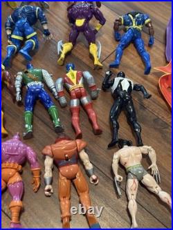 Large 90s Vintage X-Men Marvel Action Figures 23 Figures & Accessories Toy Biz
