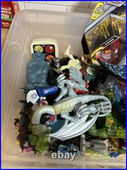 Large Bin Of Vintage & New Toys & Action Figures Sold Together FREE SHIPPING