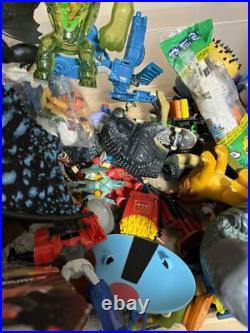 Large Bin Of Vintage & New Toys & Action Figures Sold Together FREE SHIPPING