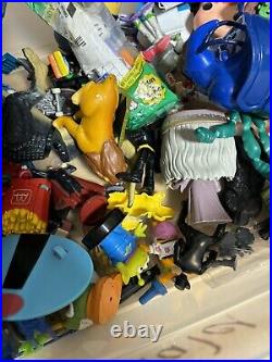 Large Bin Of Vintage & New Toys & Action Figures Sold Together FREE SHIPPING