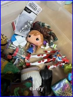 Large Bin Of Vintage & New Toys & Action Figures Sold Together FREE SHIPPING