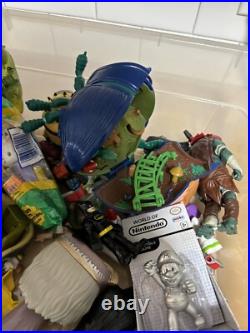 Large Bin Of Vintage & New Toys & Action Figures Sold Together FREE SHIPPING