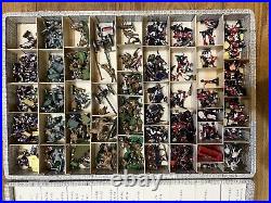 Large Collection of Vintage Military Soldier Figures WWI Aprox 500 pcs in Case