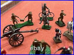 Large Collection of Vintage Military Soldier Figures WWI Aprox 500 pcs in Case