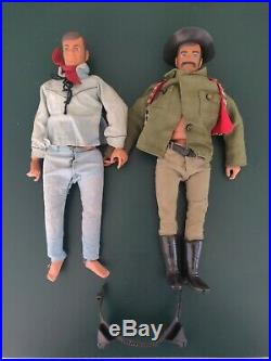 Large Lone Ranger Action Figure and Accessories Lot dated 1973 from Gabriel LTD