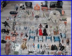 Large Lot Of Vintage Star Wars Toys