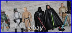Large Lot Of Vintage Star Wars Toys