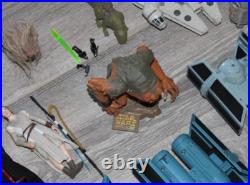 Large Lot Of Vintage Star Wars Toys