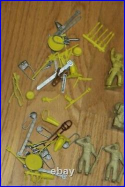 Large Lot of Marx & Others Playset Figures & Accessories Over 100 Pieces 1950s
