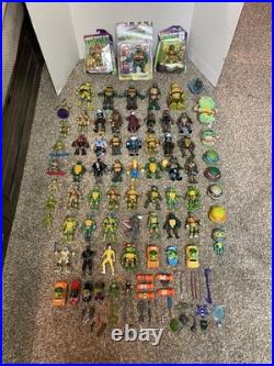 Large Lot of TMNT Teenage Mutant Ninja Turtles Toys SOME VINTAGE! FREE SHIP
