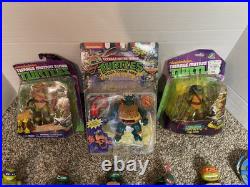 Large Lot of TMNT Teenage Mutant Ninja Turtles Toys SOME VINTAGE! FREE SHIP