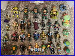 Large Lot of TMNT Teenage Mutant Ninja Turtles Toys SOME VINTAGE! FREE SHIP