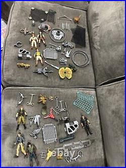 Large Vintage Jurassic Park Toy Lot Action Figures Weapons Playsets Parts 1993