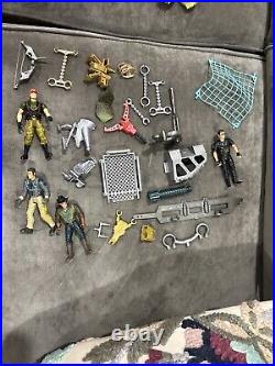 Large Vintage Jurassic Park Toy Lot Action Figures Weapons Playsets Parts 1993