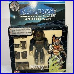 Lazerforce Warriors. Vintage 80's Toy. Sungold Hong Kong Figure. MIB. MOTU KO