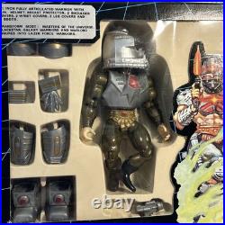 Lazerforce Warriors. Vintage 80s Toy. Sungold Hong Kong Figure MIB. MOTU KO Gray