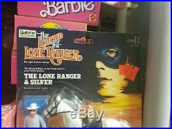 Legend of the Lone Ranger Lone Ranger & Silver Figure Sealed Gabriel 1981