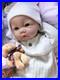 Lifelike Silicone Reborn Doll Baby Boy Newborn 18 Floppy Squishy Christmas Gift