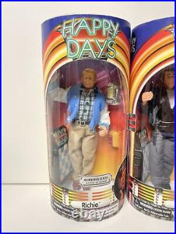Limited Edition HAPPY DAYS Figures Target Exclusive Paramount 1997 COMPLETE SET