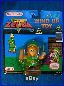Link from Legend Of Zelda Nintendo NES 1989 Wind-up Vintage Toy Figure Rare