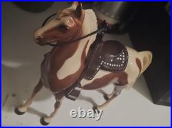 Lone Ranger, Inc. 1954-64 Vintage The Lone Ranger Cowboy Figures with 2 Horses